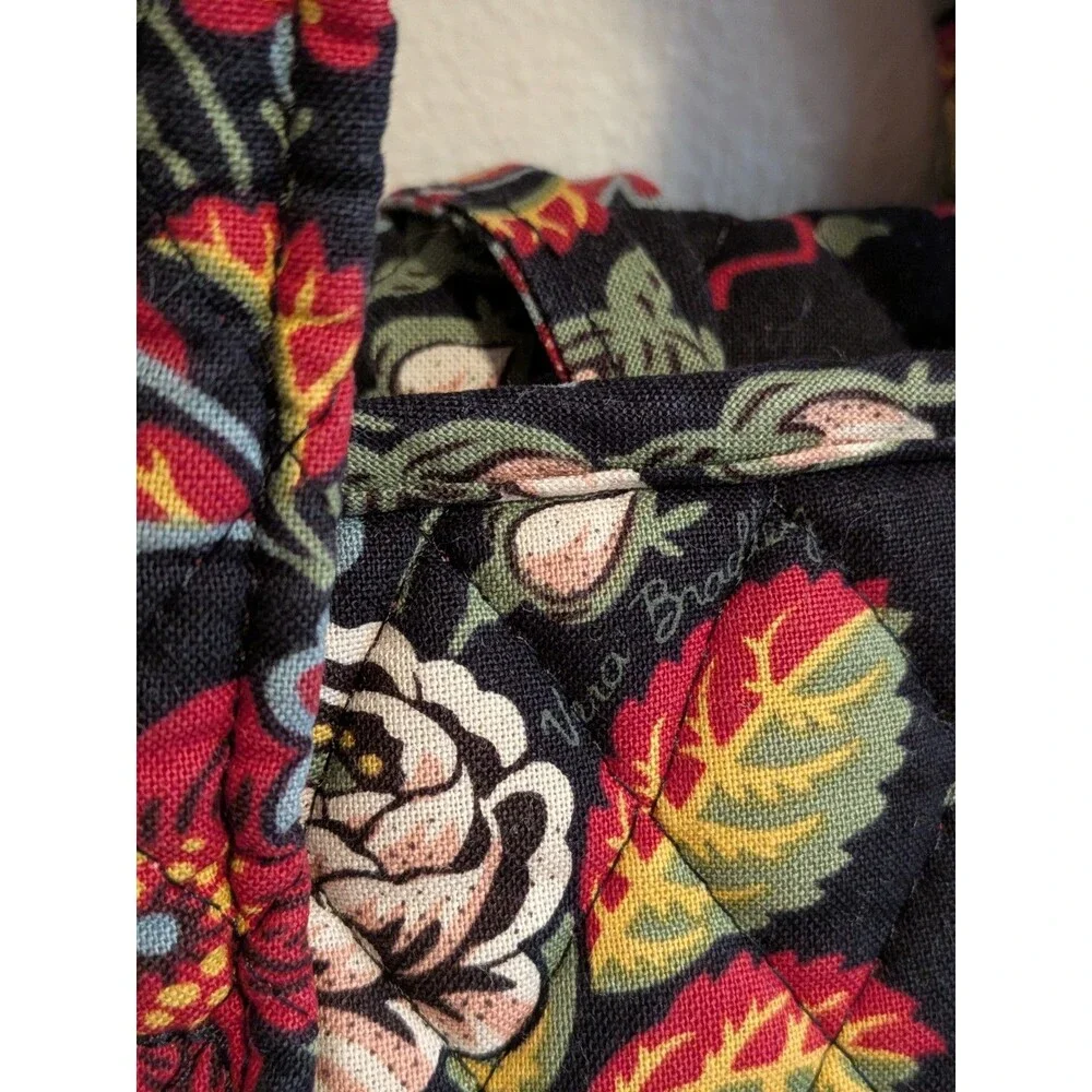 Vtg Vera Bradley Anastasia Hanging Travel Cosmetic Organizer Bag Very Good